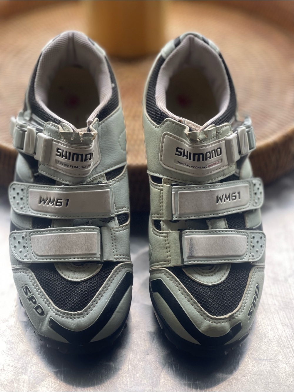 Shimano Cycling Shoes in White and Gray